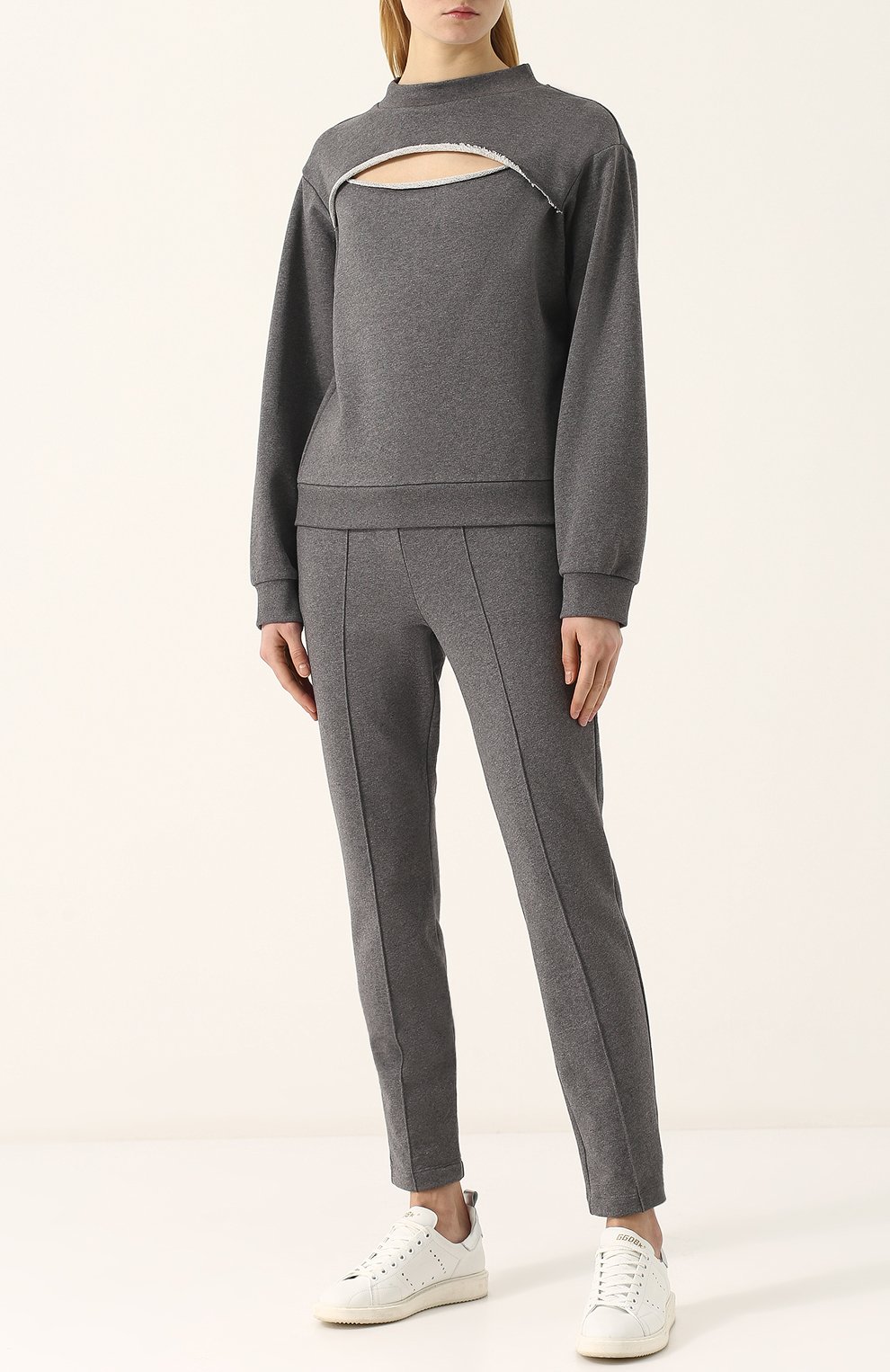 Хлопковый свитшот с круглым вырезом ALEXANDERWANG.T, арт. 4C481064B2, фото 2