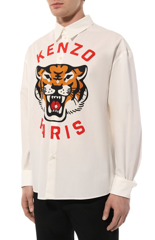 фото Хлопковая рубашка kenzo