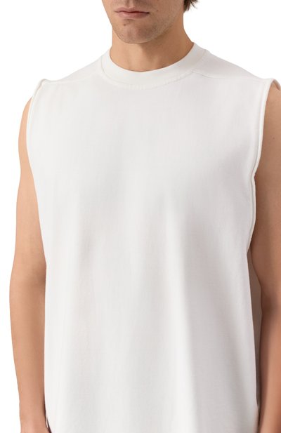 Хлопковая майка RICK OWENS, арт. RR02E1108/RIG, фото 5