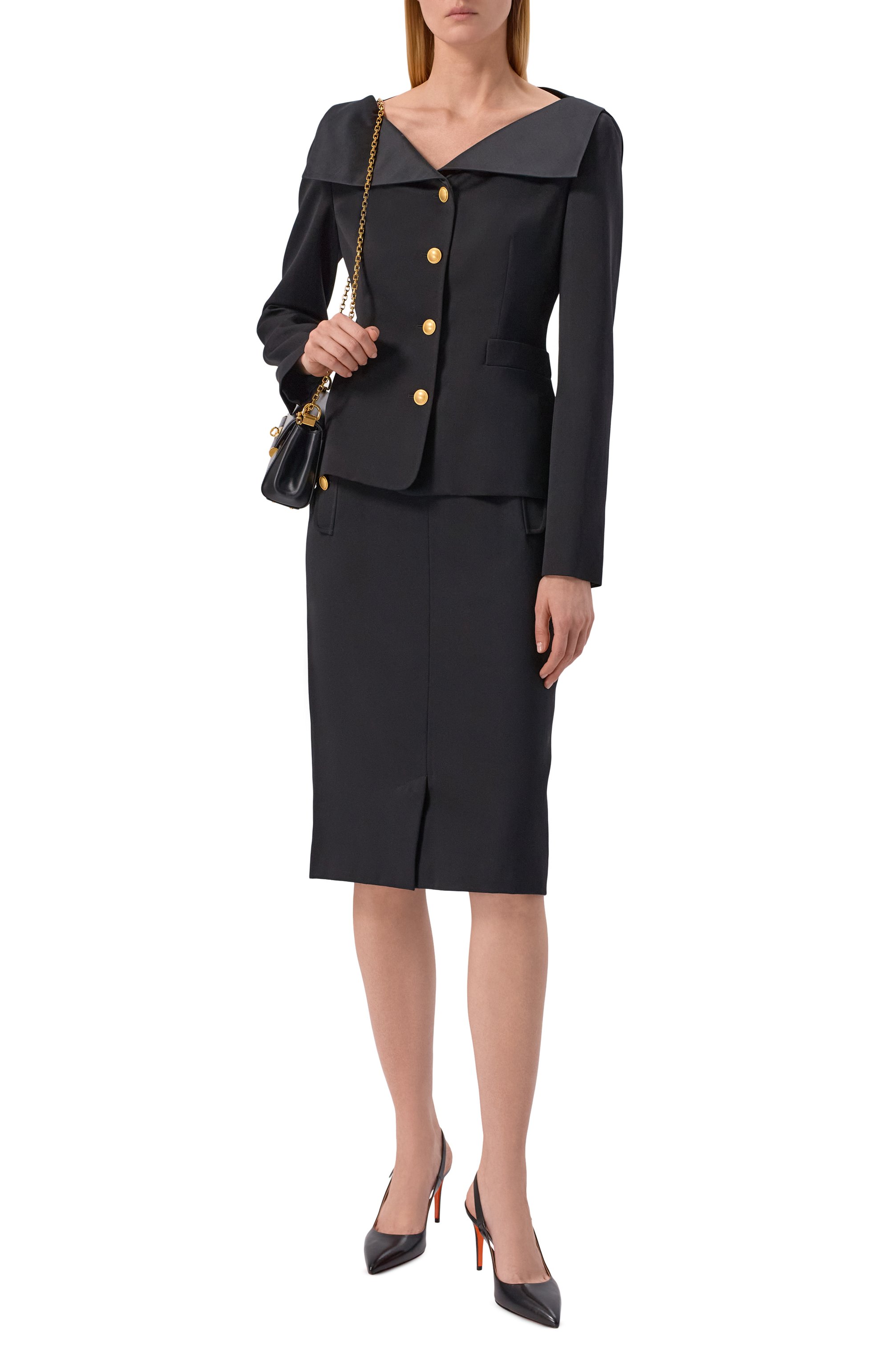 Кожаные туфли SANTONI черного цвета по цене 103500 руб., арт. WDIG71269HI2NSZA, фото 3 Кожаные туфли SANTONI, арт. WDIG71269HI2NSZA, фото 3