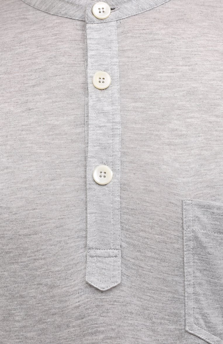 Футболка-хенли из вискозы GIORGIO ARMANI, арт. 3KSF50/SJYBZ, фото 1