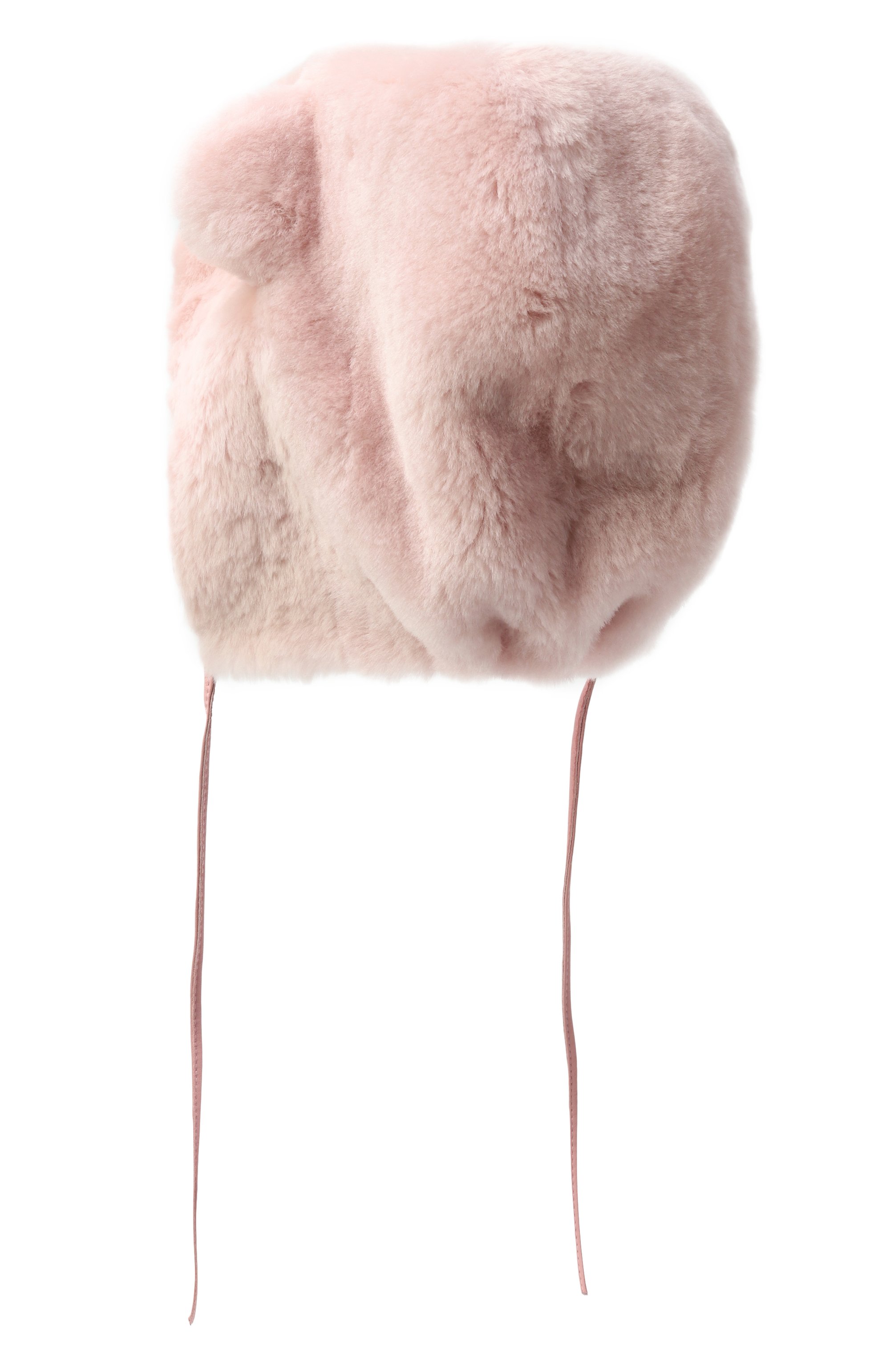 Шапка из овчины VLASTA MOUNTAIN светло-розового цвета по цене 21000 руб., арт. PANDA, фото 2 Шапка из овчины VLASTA MOUNTAIN, арт. PANDA, фото 2