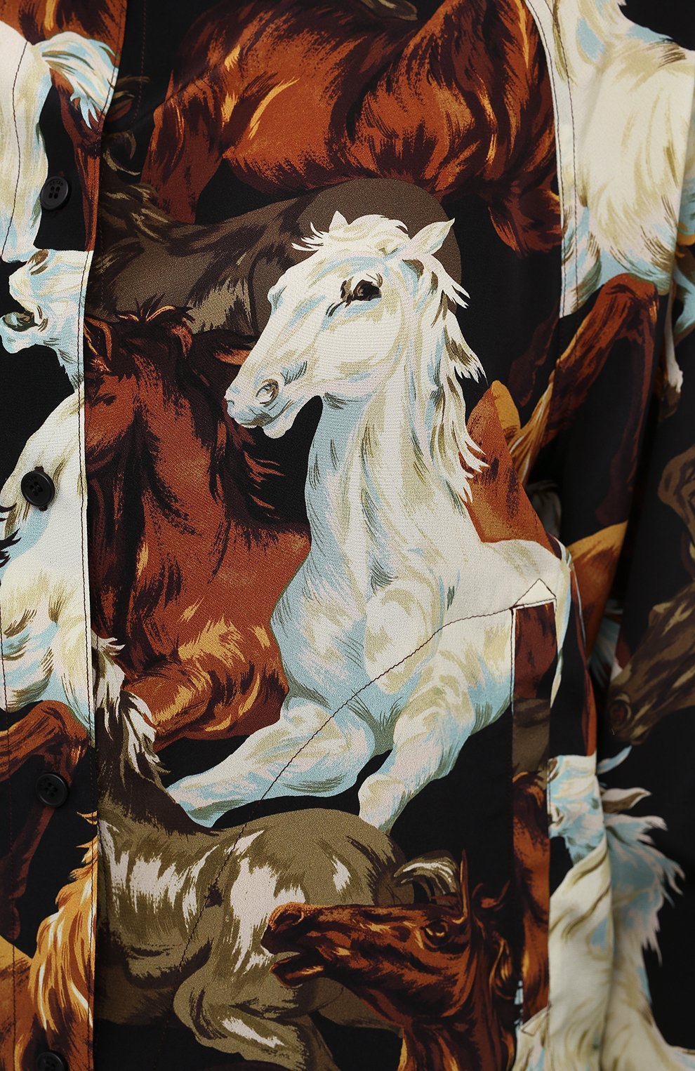 Шелковая рубашка KENZO, арт. FA62CH028522, фото 5