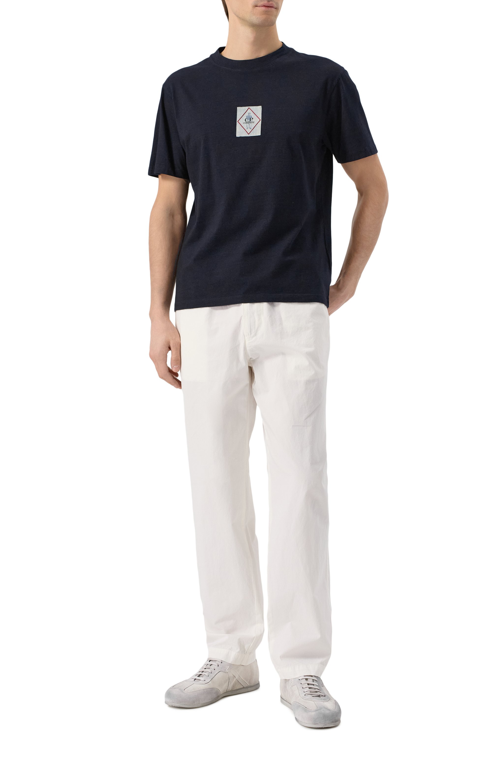 Хлопковая футболка C.P. COMPANY, арт. 18CMTS187A110056W, фото 2