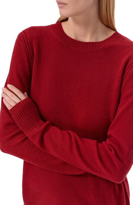 Кашемировый пуловер Weekend Max Mara FI0NDA Красный  FI0NDA Фото 5