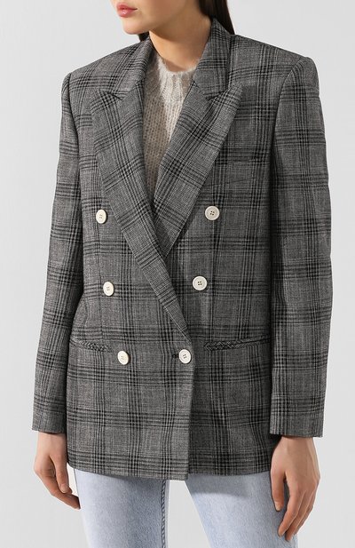 Жакет из смеси хлопка и шерсти ISABEL MARANT, арт. VE1067-19A011I/DEAGAN, фото 3
