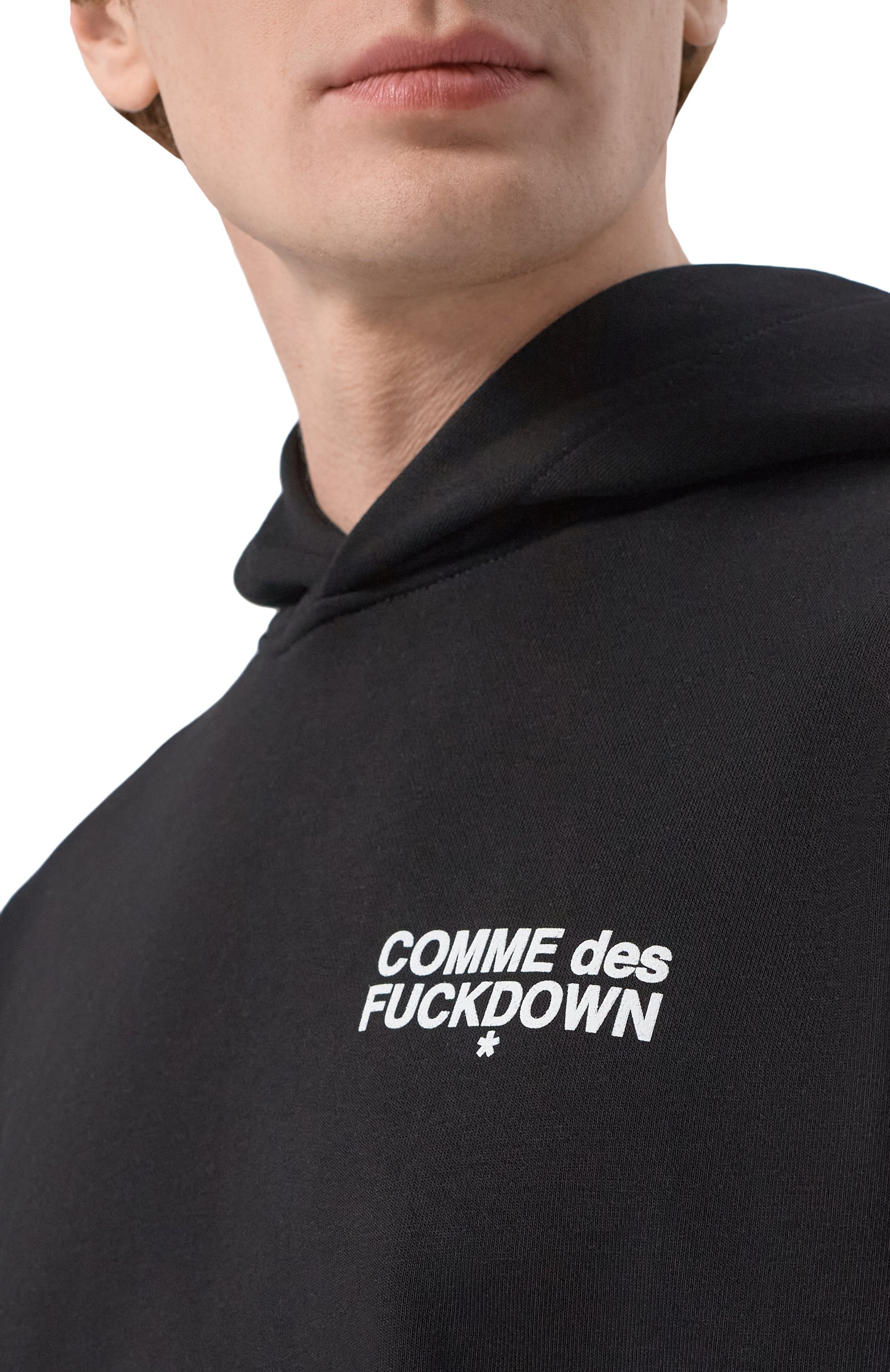 Хлопковое худи COMME DES FUCKDOWN, арт. CFABM01910, фото 5