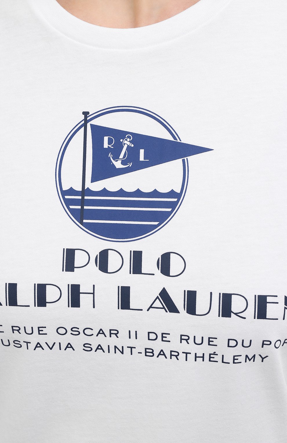 Хлопковая футболка POLO RALPH LAUREN, арт. 211827901, фото 5