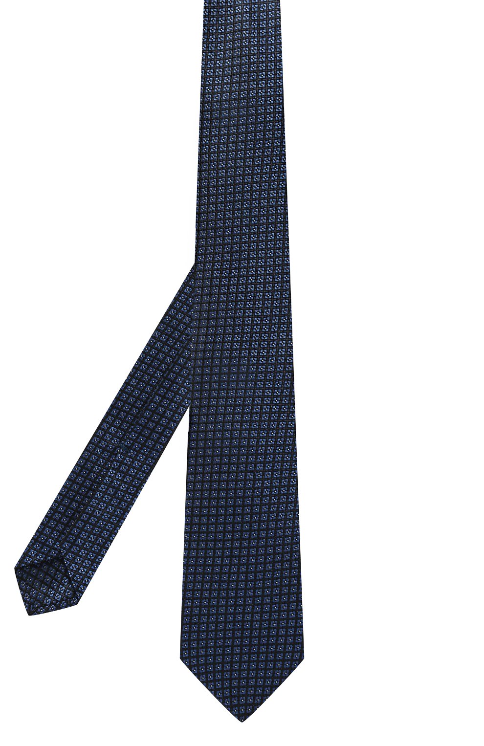 Шелковый галстук KITON синего цвета по цене 29950 руб., арт. UCRVKPC01L5702, фото 3 Шелковый галстук KITON, арт. UCRVKPC01L5702, фото 3