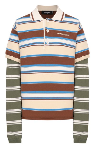 Женское хлопковое поло DSQUARED2, арт. S75HA1411/D13190