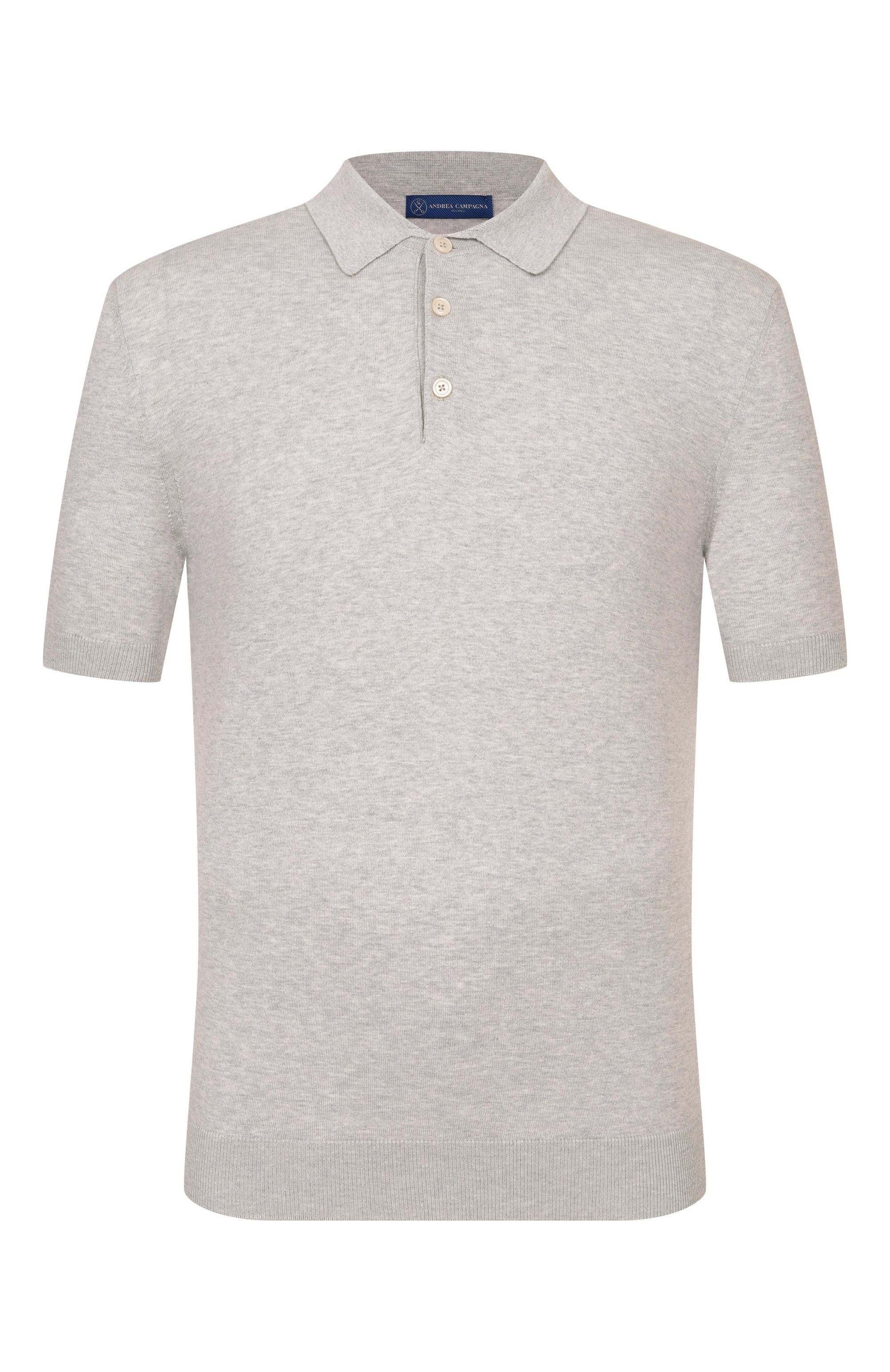 Хлопковое поло ANDREA CAMPAGNA, арт. M5426-8056, фото 1