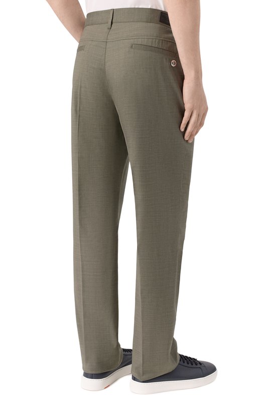 Шерстяные брюки Stefano Ricci M8T61R0020/T7750 Хаки  M8T61R0020/T7750 Фото 4