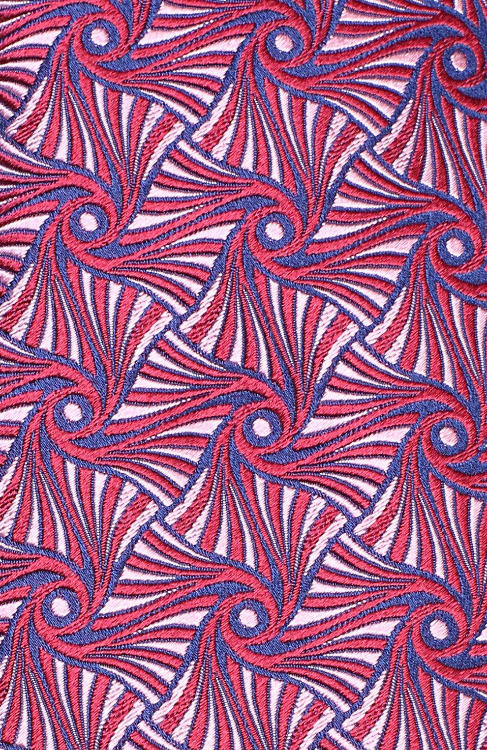 Шелковый галстук с узором TURNBULL & ASSER бордового цвета по цене 15650 руб., арт. TIE002-BB216, фото 3 Шелковый галстук с узором TURNBULL & ASSER, арт. TIE002-BB216, фото 3