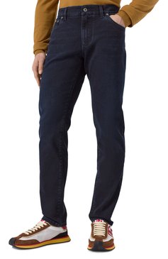 Мужские джинсы slim DOLCE & GABBANA темно-синего цвета, арт. GY07CD/G8MF2 | Фото 3 (Длина (брюки, джинсы): Стандартные; Материал внешний: Хлопок, Деним; Силуэт М (брюки): Прямые; Кросс-КТ: Деним; Детали: Делаве; Стили: Кэжуэл, Классический; Автоматизация ТО: Проставлено; Автоматизация состава: Проставлено)