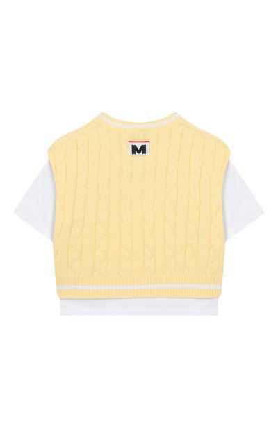 Хлопковый жилет MSGM KIDS, арт. S6MSJGTH034