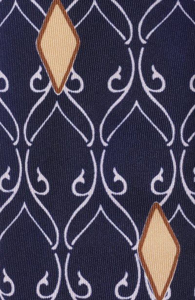 Шелковый галстук DOLCE & GABBANA синего цвета по цене 42100 руб., арт. GT147E/G0WW9, фото 4 Шелковый галстук DOLCE & GABBANA, арт. GT147E/G0WW9, фото 4