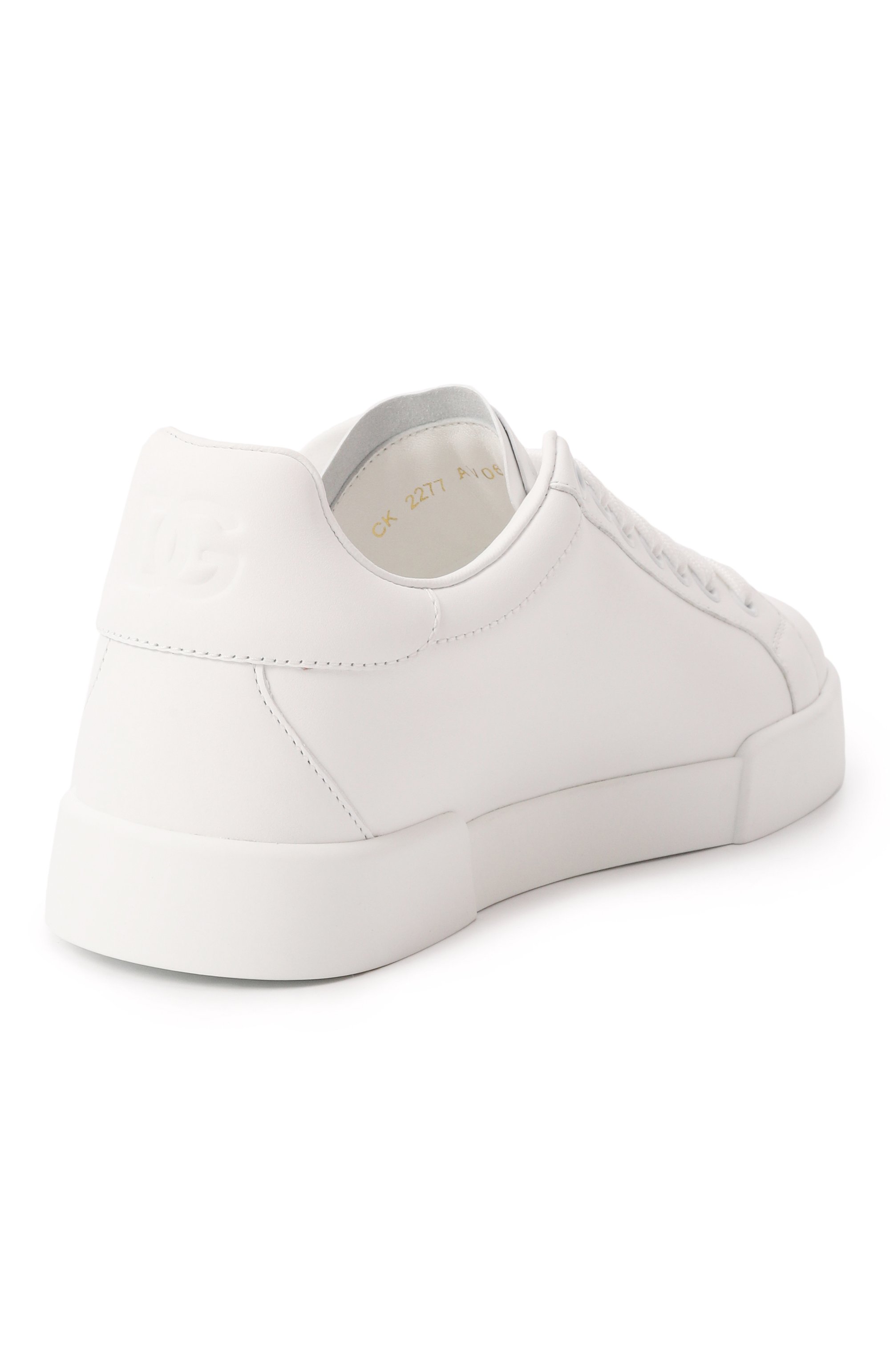 Кожаные кеды portofino DOLCE & GABBANA, арт. CK2277/AV066, фото 5