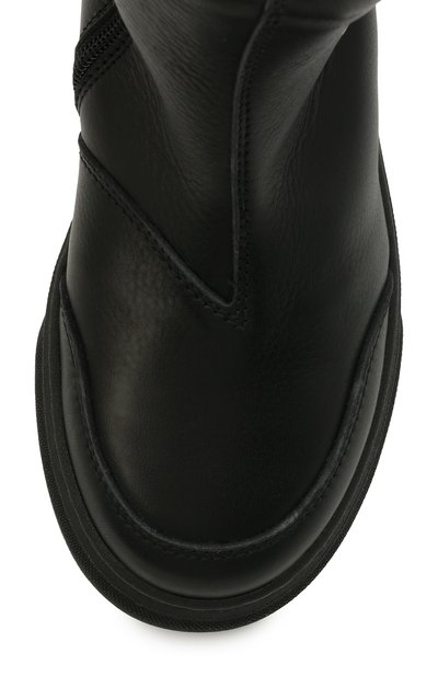 Кожаные ботинки MM6 черного цвета по цене 37900 руб., арт. 68974/B0MBER/36-41, фото 4 Кожаные ботинки MM6, арт. 68974/B0MBER/36-41, фото 4