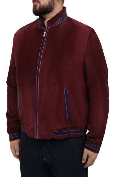 Замшевый бомбер ZILLI, арт. A2BELG-01003/000A, фото 3