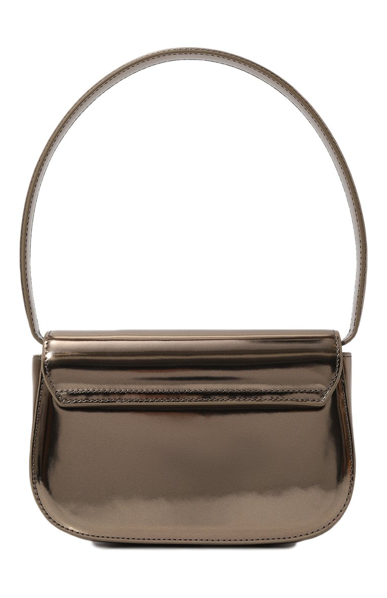 Женская сумка 1dr DIESEL золотого цвета, арт. X08396/PS202 | Фото 6 (Ремень/цепочка: На ремешке; Материал: Натуральная кожа; Драгоценные камни: Проставлено; Размер: mini; Материал сплава: Проставлено; Сумки-технические: Сумки top-handle)