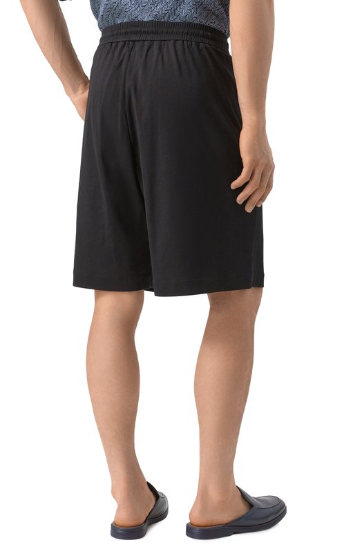Хлопковые шорты Giorgio Armani GM001496/TE10333 Чёрный  GM001496/TE10333 Фото 4