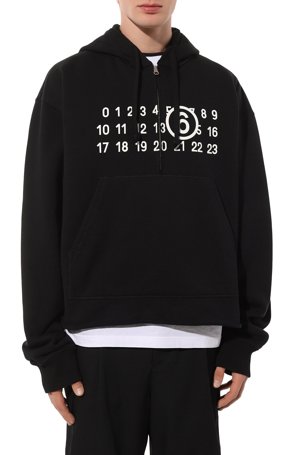 Хлопковое худи MM6, арт. S52GU0204/S25387, фото 3