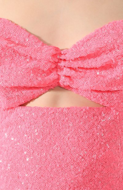 Топ с пайетками IN THE MOOD FOR LOVE розового цвета по цене 49900 руб., арт. BUBBLE T0P, фото 5 Топ с пайетками IN THE MOOD FOR LOVE, арт. BUBBLE T0P, фото 5
