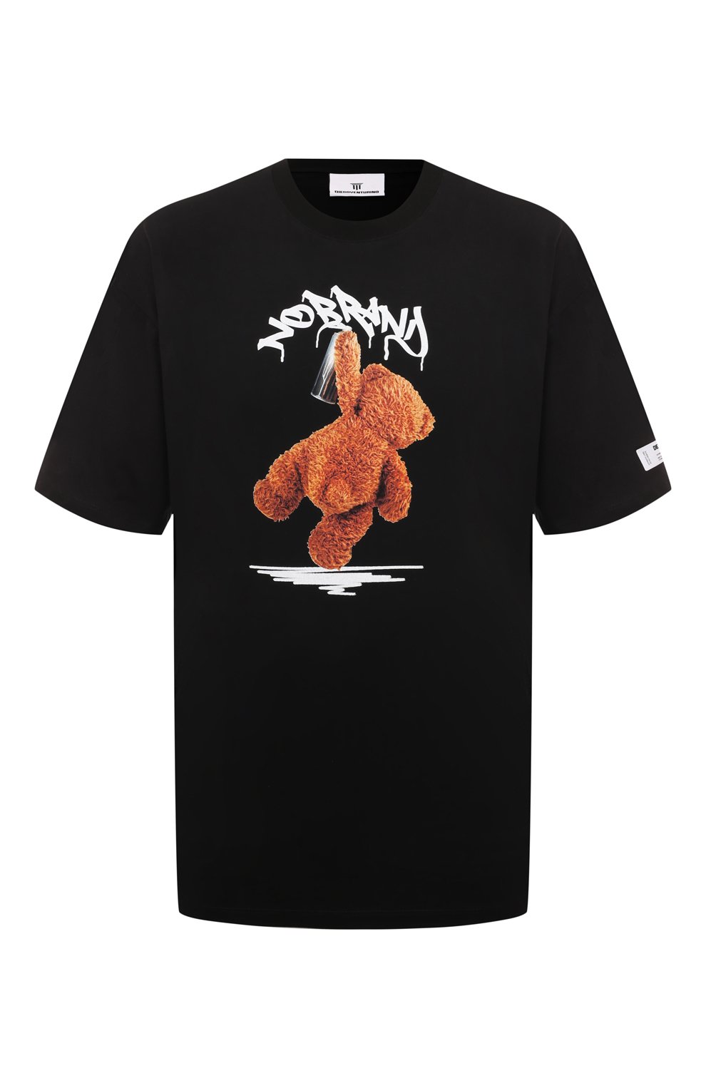 Хлопковая футболка DIEGO VENTURINO, арт. D3W4DVTS0P0NB, фото 1