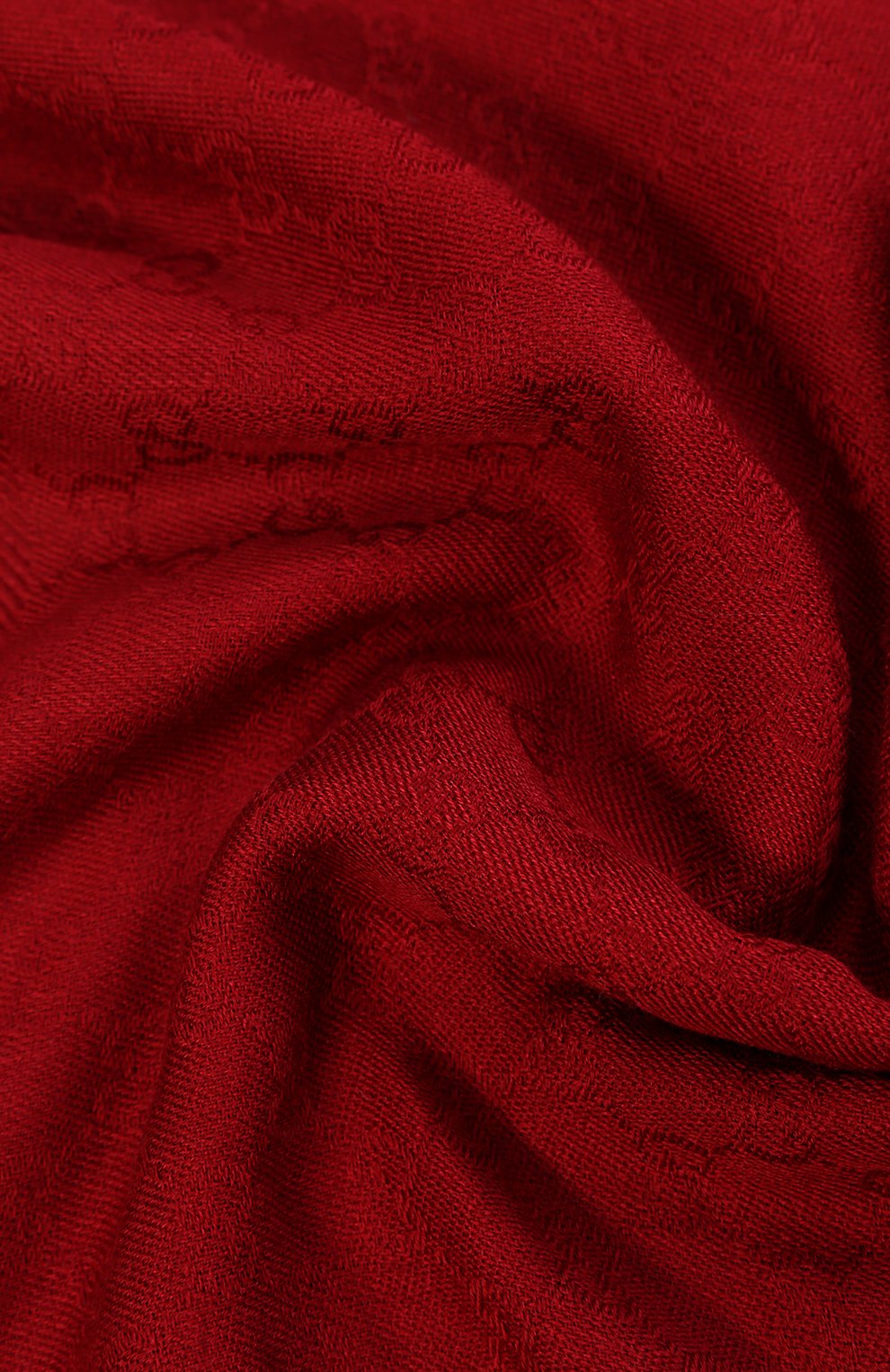 Платок из шерсти и шелка с бахромой GUCCI, арт. 418221/4K646, фото 2