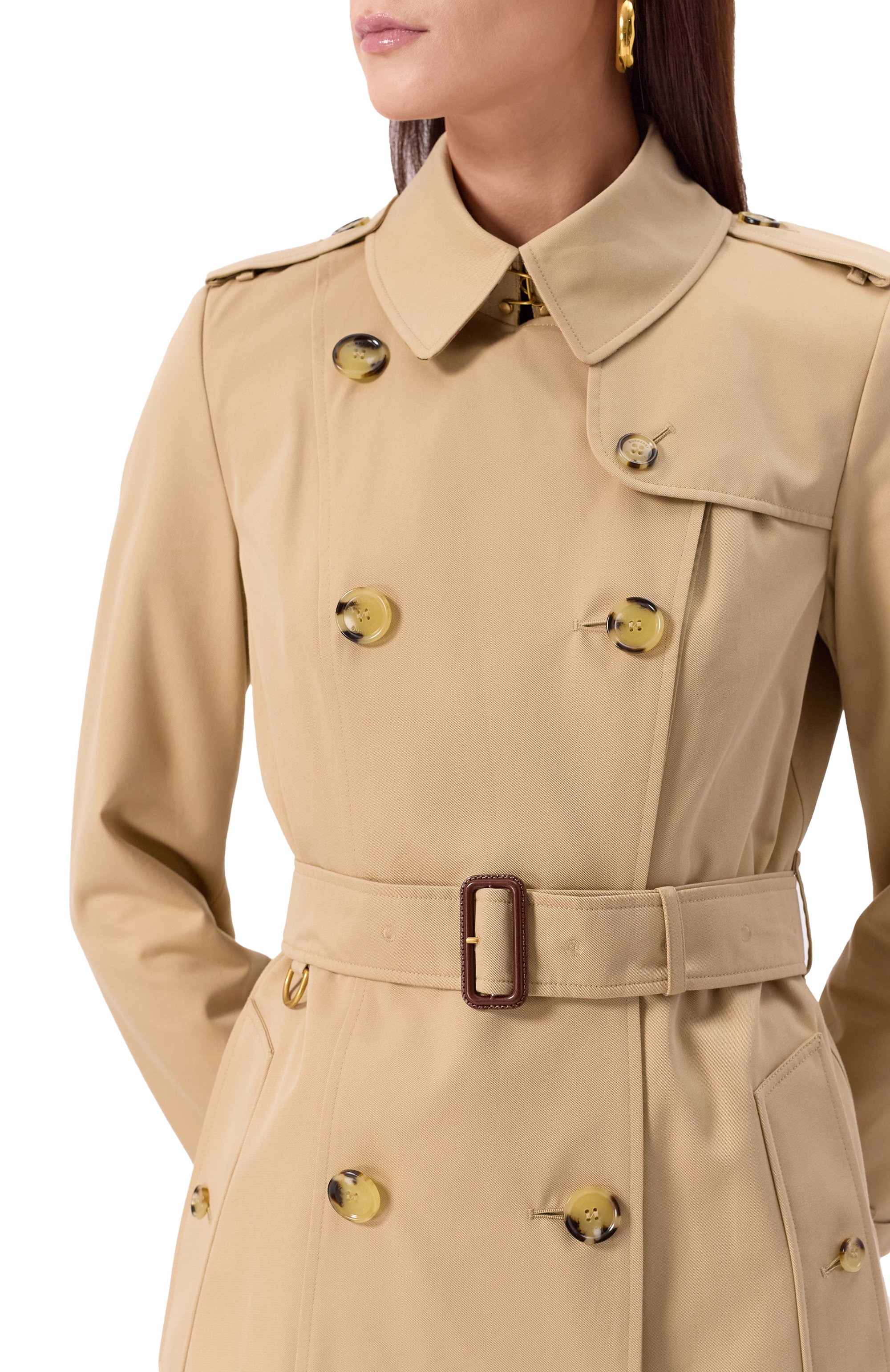 Хлопковый тренч BURBERRY, арт. 8079404, фото 5