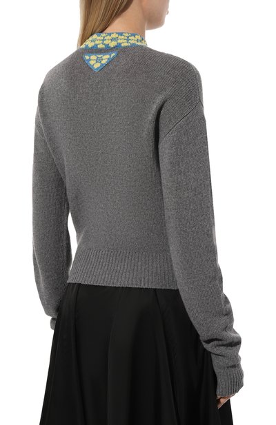 Пуловер из шерсти и кашемира PRADA, арт. P24M1T-10DA-F0L5S-212, фото 4