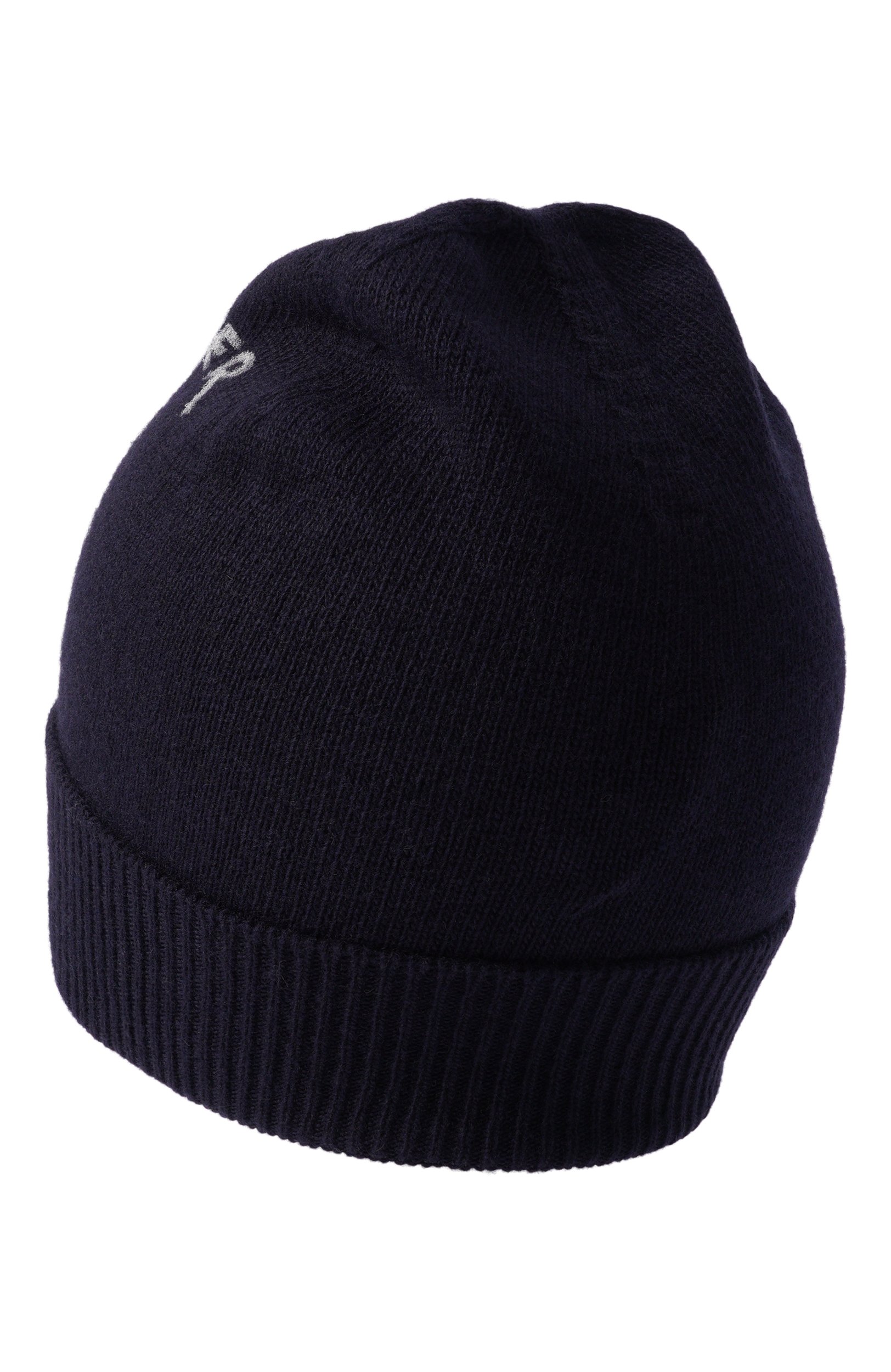 Шапка из шерсти и вискозы MSGM KIDS темно-синего цвета по цене 8700 руб., арт. F6MSJUHT190, фото 2 Шапка из шерсти и вискозы MSGM KIDS, арт. F6MSJUHT190, фото 2