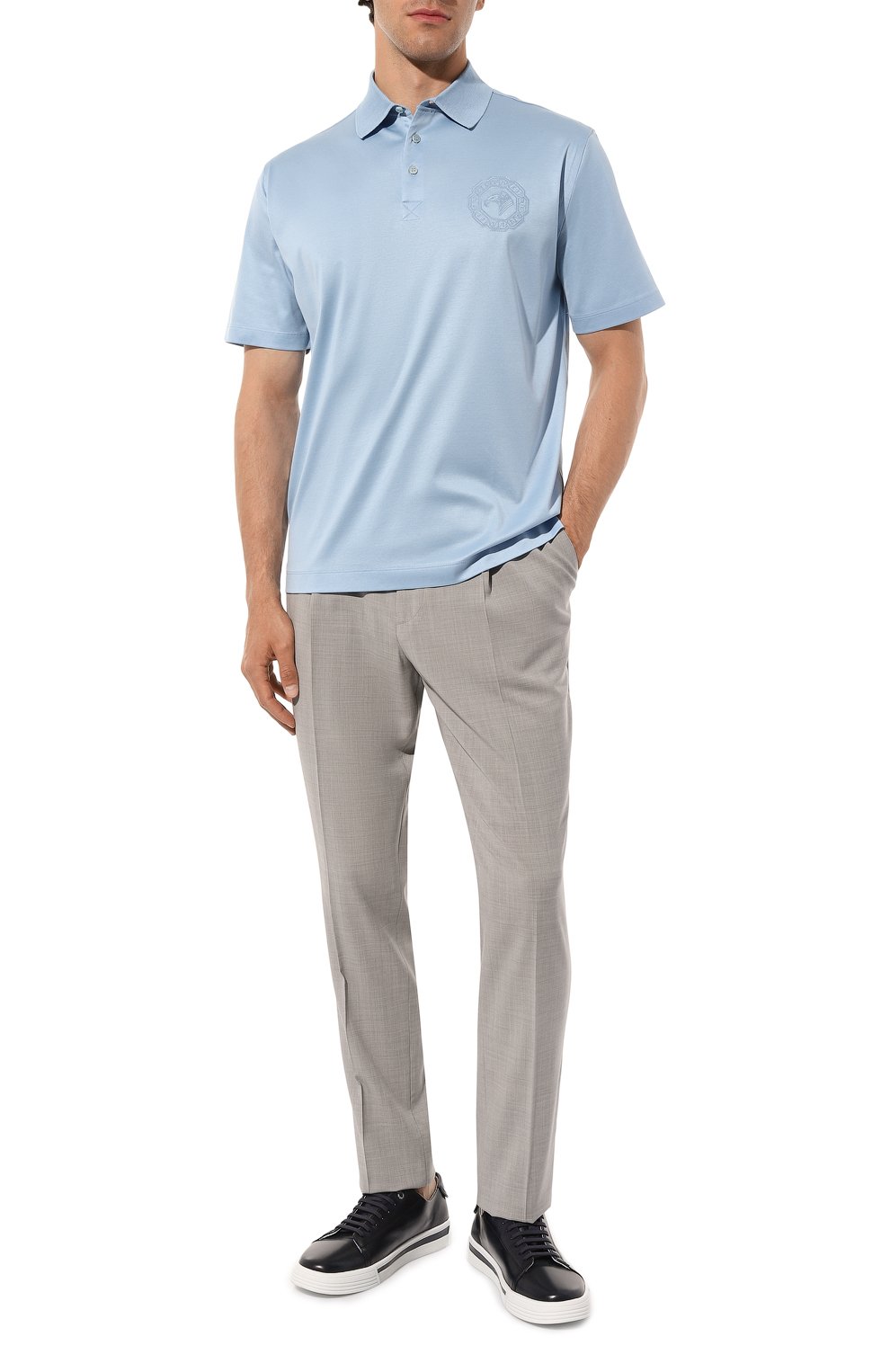 Хлопковое поло STEFANO RICCI, арт. K111025P13/T23260, фото 2