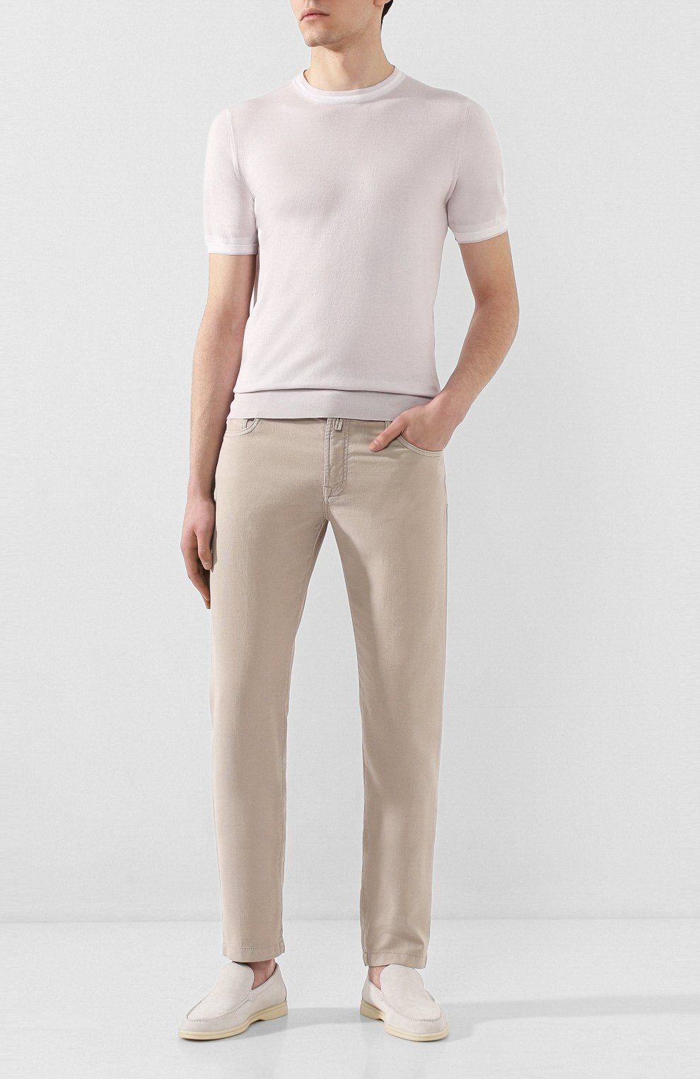 Джемпер из смеси хлопка и кашемира FIORONI, арт. MK20609A2, фото 2