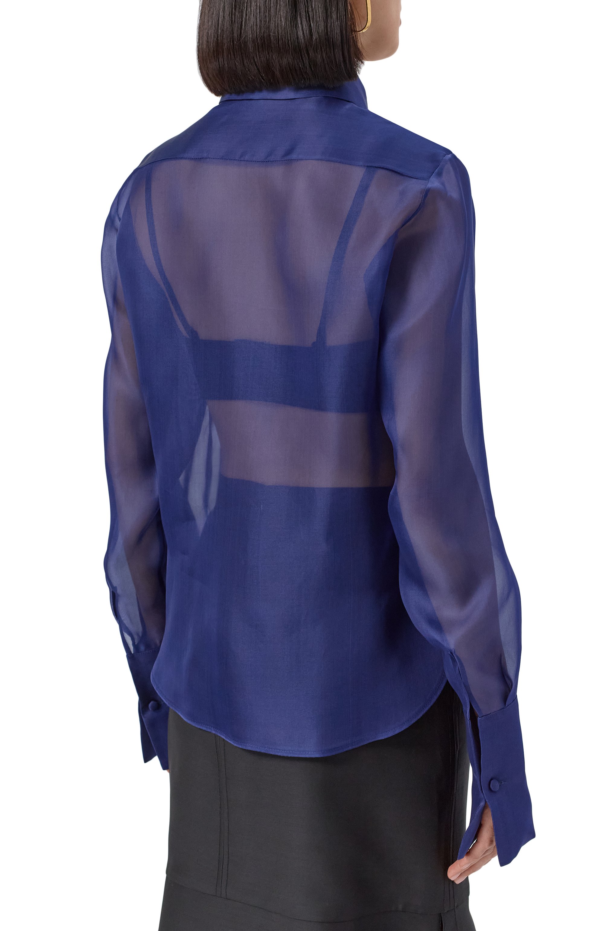 Шелковая рубашка KITON, арт. D59456K0592E02, фото 4