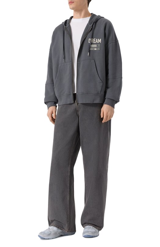 Комбинированные кроссовки Dad-Star Golden Goose Deluxe Brand GMF00884.F007246 Голубой  GMF00884.F007246 Фото 2