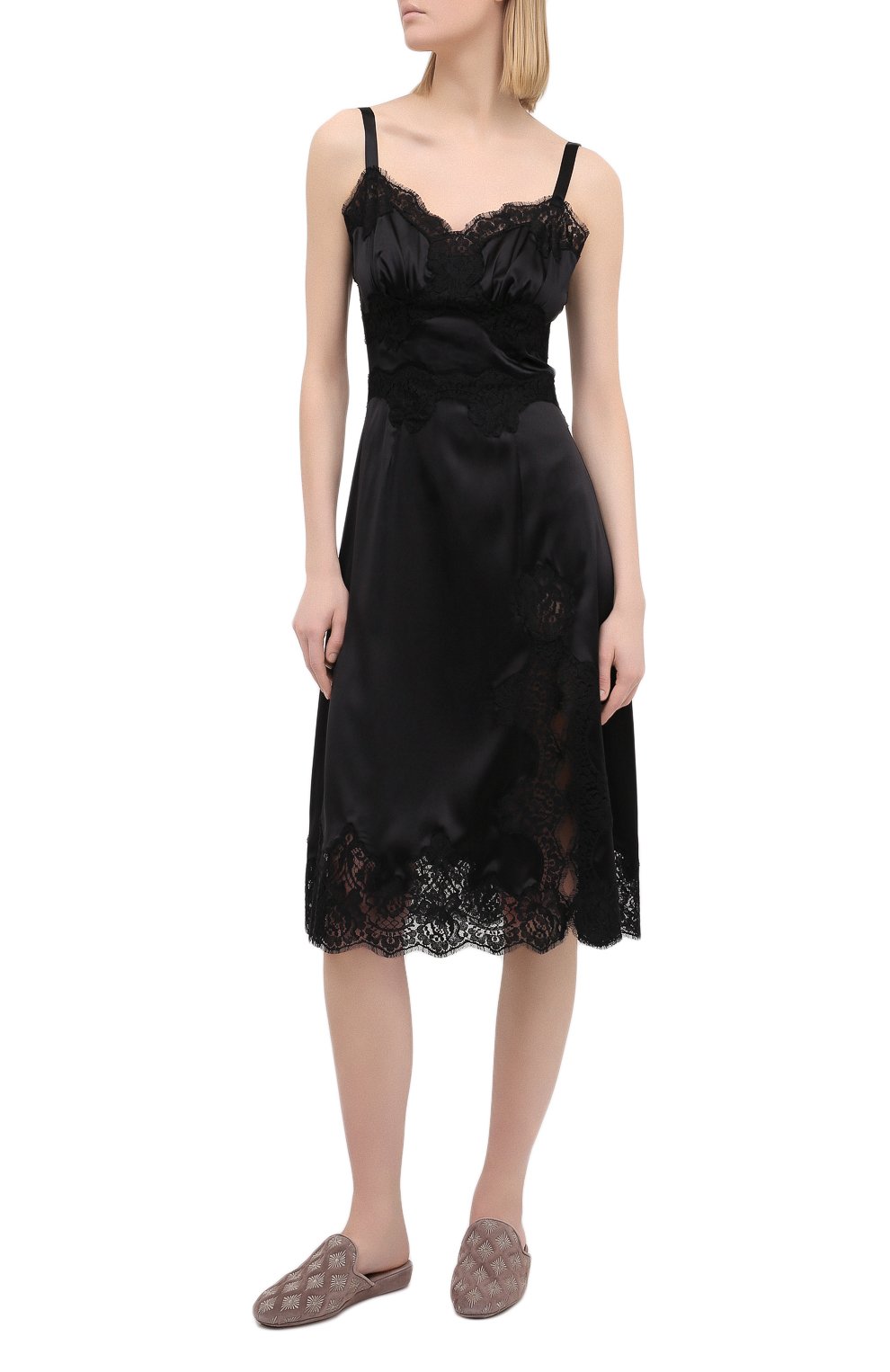Сорочка из хлопка и шелка DOLCE & GABBANA, арт. 06A86T/FUAD8, фото 2