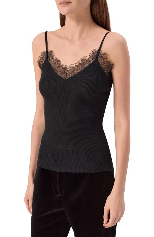 Кашемировая майка arch4 KNVS25352 Чёрный  KNVS25352 Фото 3