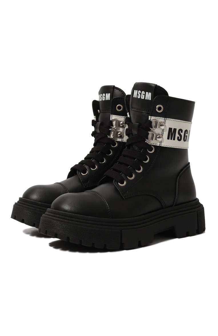 Кожаные ботинки MSGM KIDS, арт. 76273/28-35, фото 1