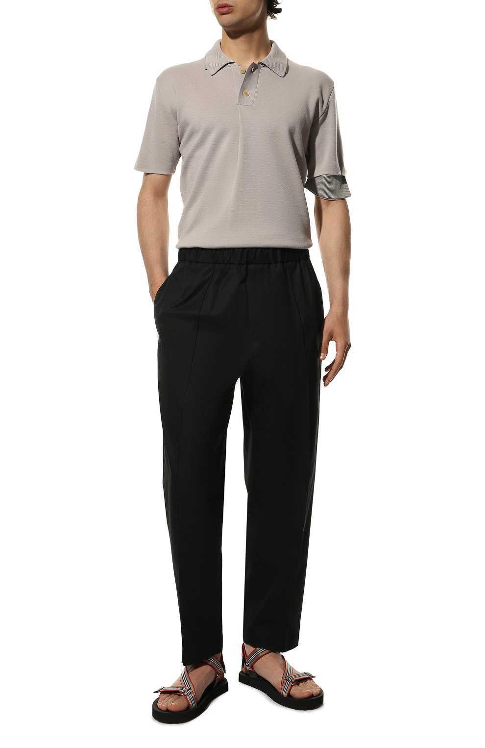 Хлопковые брюки JIL SANDER, арт. JSMU311131-MU242800, фото 2