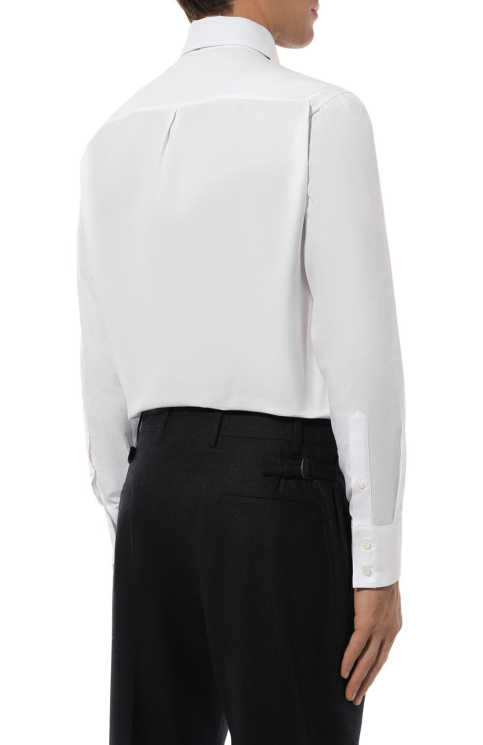 Хлопковая сорочка BRUNELLO CUCINELLI, арт. MB6970028, фото 5