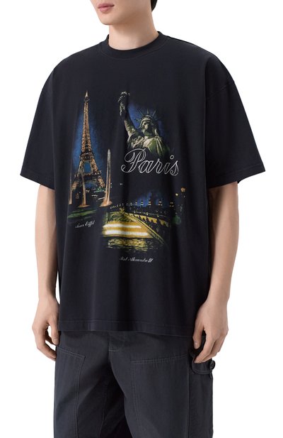 Хлопковая футболка VETEMENTS, арт. ME76TR244B/1200 LIGHT JERSEY, фото 3