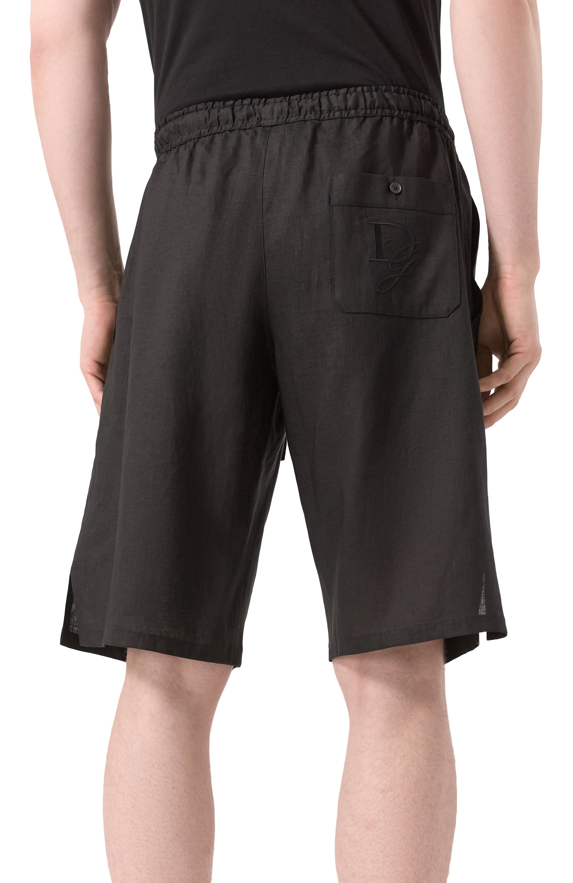 Льняные шорты DOLCE & GABBANA, арт. GV37AZ/FU4IK, фото 4