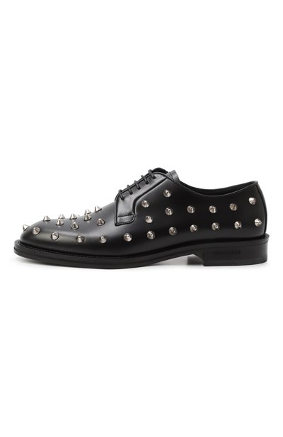 Кожаные дерби all over studs DSQUARED2, арт. LUM0104, фото 4