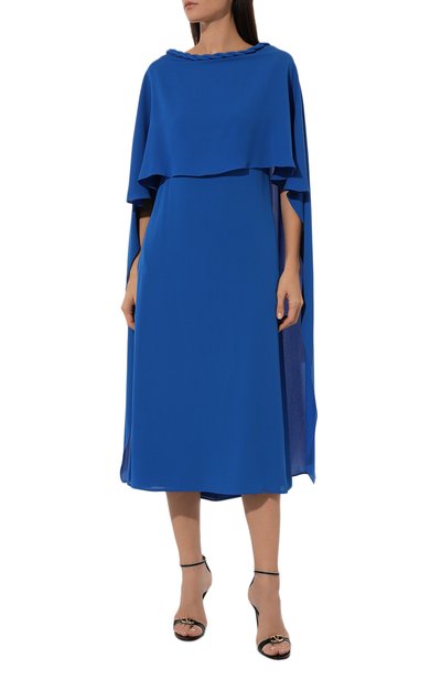 Шелковое платье VALENTINO, арт. 5B3VA9M01CC, фото 3