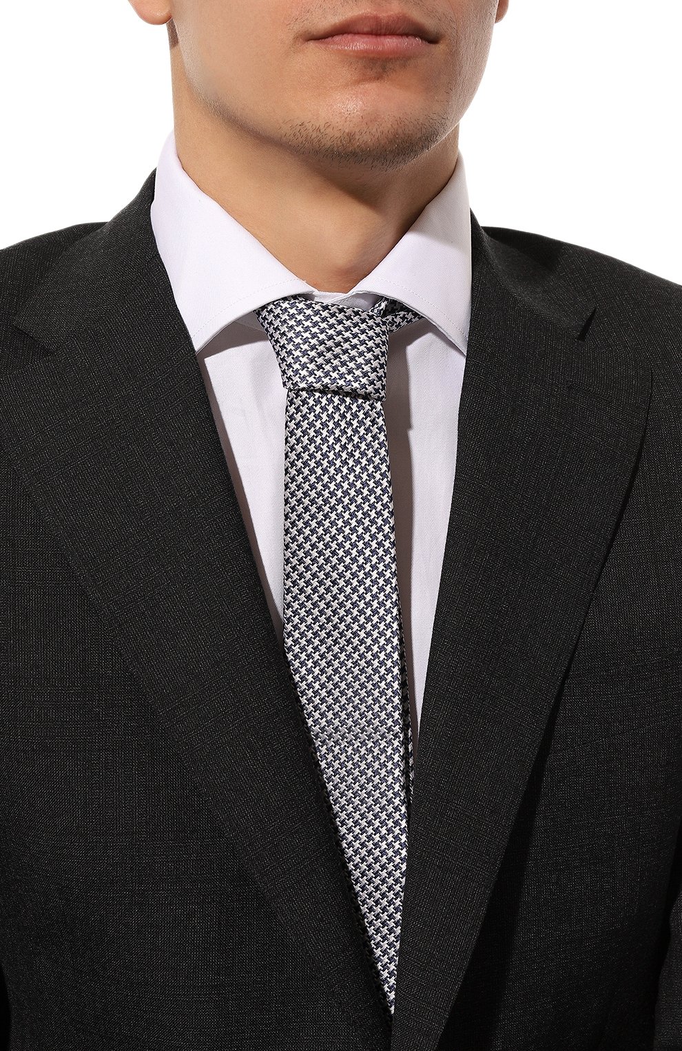 Галстук из шелка и хлопка VAN LAACK, арт. LER0Y/K04176, фото 2