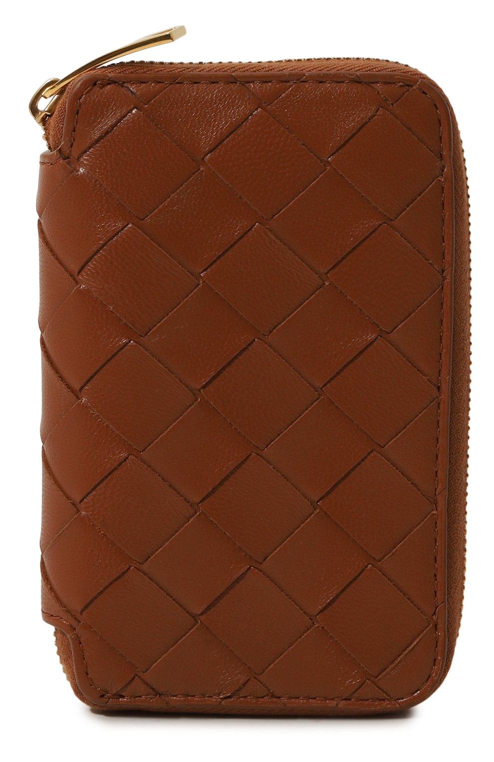 Кожаный футляр для ключей BOTTEGA VENETA коричневого цвета по цене 61550 руб., арт. 689522/VCPP2, фото 1 Кожаный футляр для ключей BOTTEGA VENETA, арт. 689522/VCPP2, фото 1