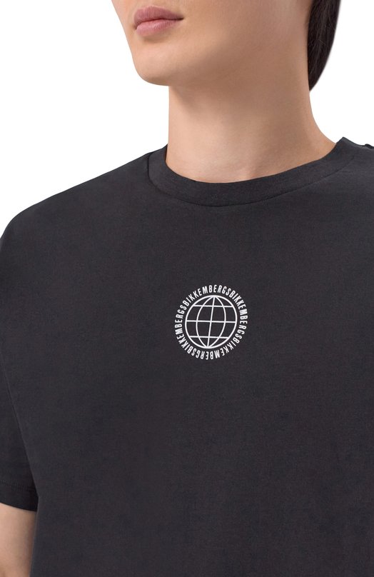 Хлопковая футболка Dirk Bikkembergs BMT1566 Чёрный  BMT1566 Фото 5