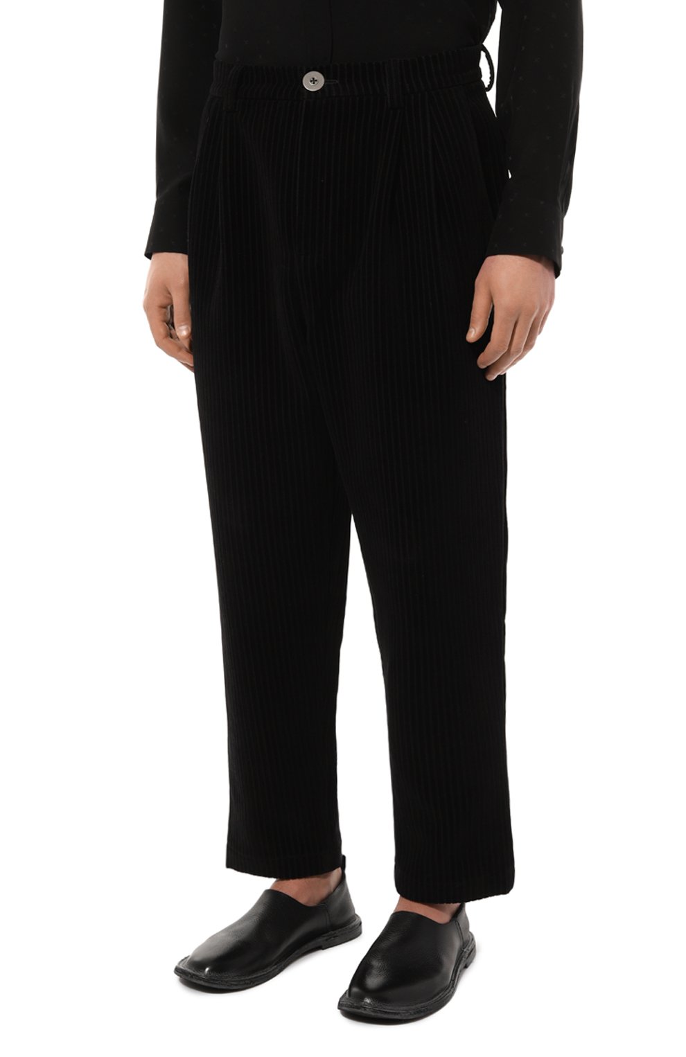 Хлопковые брюки WHO_AM, арт. MP2-O243-BLK, фото 3