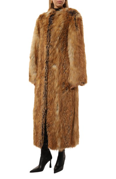 Шуба из экомеха THE ANDAMANE, арт. TM161075A/TNP245, фото 3